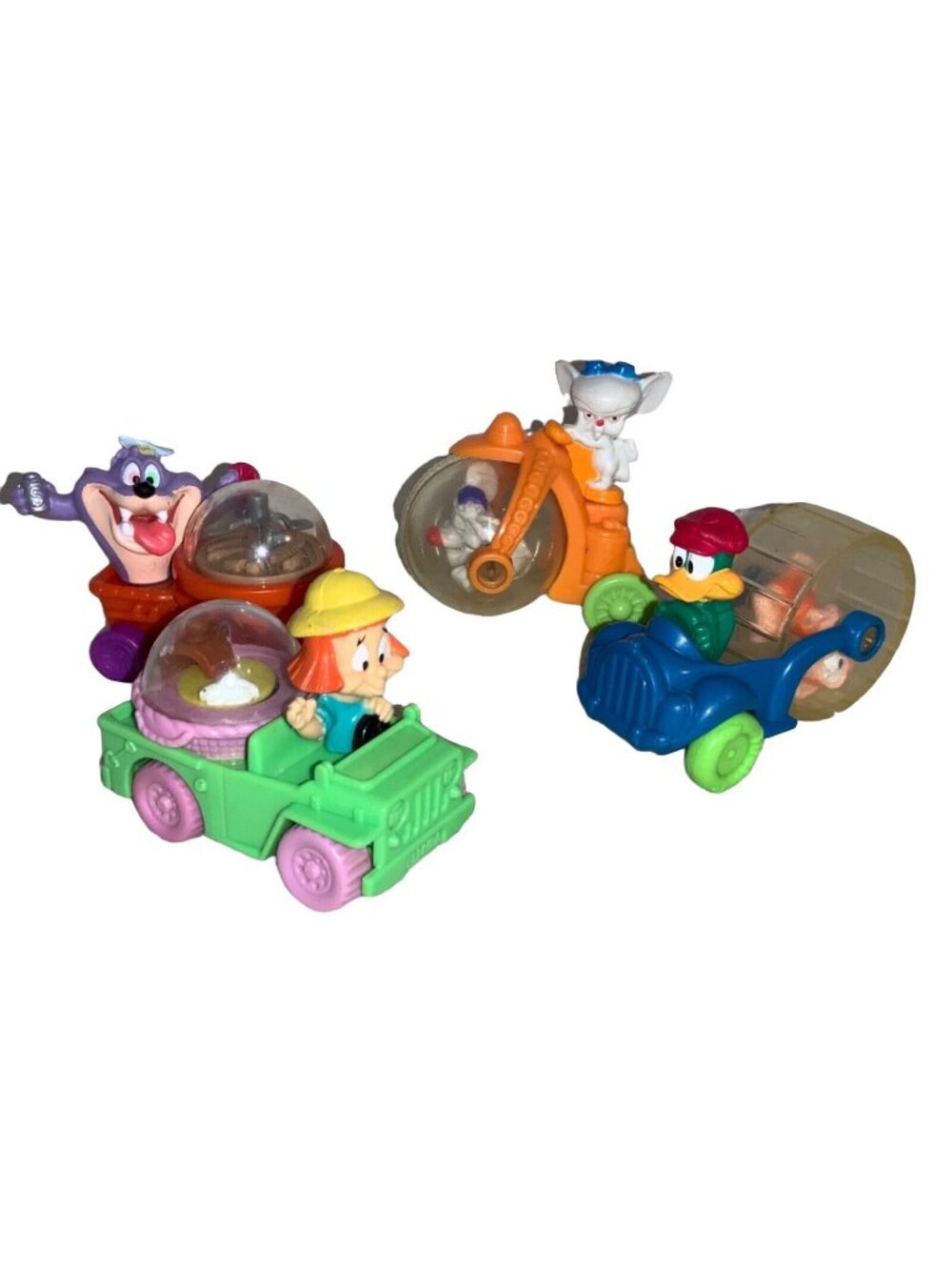 McDonald's McDonald's Tiny Toon Adventures Wacky Rollers 4 Piece 1992